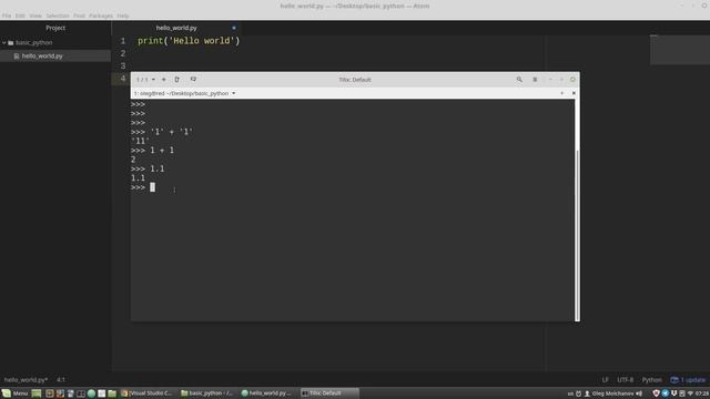 Основы Python #1: типы данных, объекты, литералы смотреть онлайн