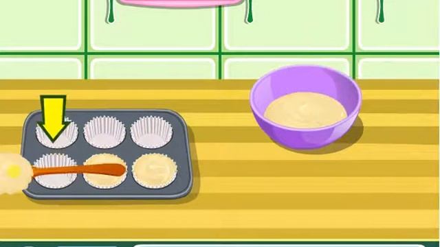 Cooking Yummy Cupcakes-Little Girl Game смотреть онлайн