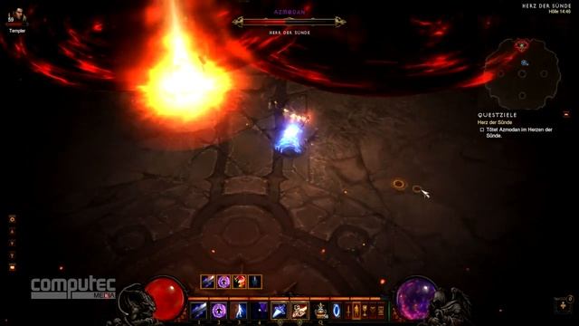 Diablo 3: PC-Version versus Konsolen-Umsetzung - Vergleichsvideo смотреть онлайн
