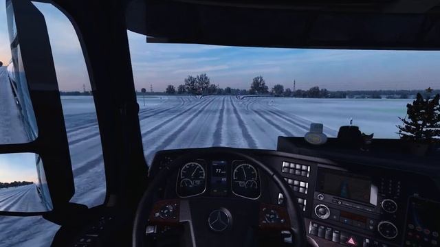 ETS2 Gameplay | Mercedes Benz Actros MP4 517 | Rīga LV to Ventspils LV | Petrol 21t смотреть онлайн