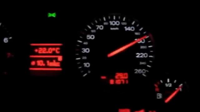 Audi A4 1.8 turbo Chiptuned Top Speed смотреть онлайн