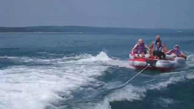 Tubing On Lake Huron - Independence Day 2012 1of2