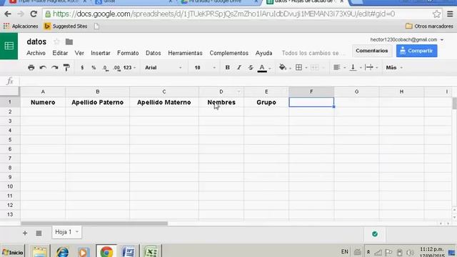 crear documento excel drive смотреть онлайн