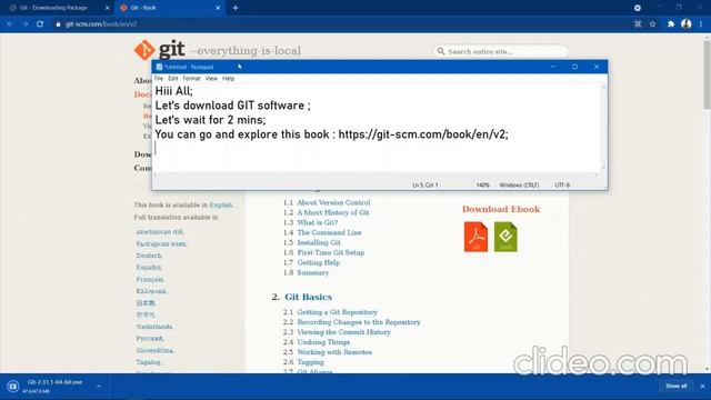 1. Download & Install Git Bash in Windows смотреть онлайн