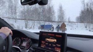 Drift Snow Audi A6 C7 2016 2.0 TFSI Quattro (249 Hp)