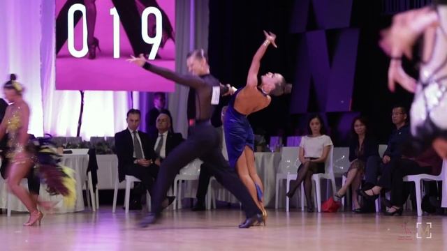Konstantin Gorodilov - Dominika Bergmannova, EST | 2019 PODF Prague | WDSF WO LAT - F PD смотреть онлайн