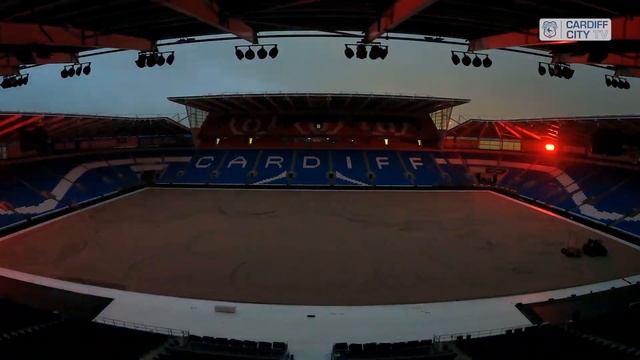 CARDIFF CITY STADIUM | WORK COMPLETE AS NEW PITCH INSTALLED смотреть онлайн