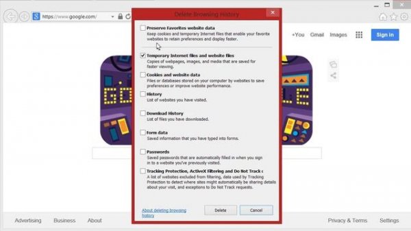How to Clear Your Cache in Internet Explorer 11
