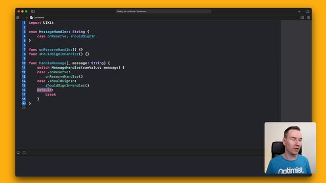 Swift: Handy tip for optional enum in switch смотреть онлайн