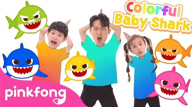 Colorful Baby Shark 麗 | Hoi's Playground | Learn Colors | Dance Along | Pinkfong Songs For Kids