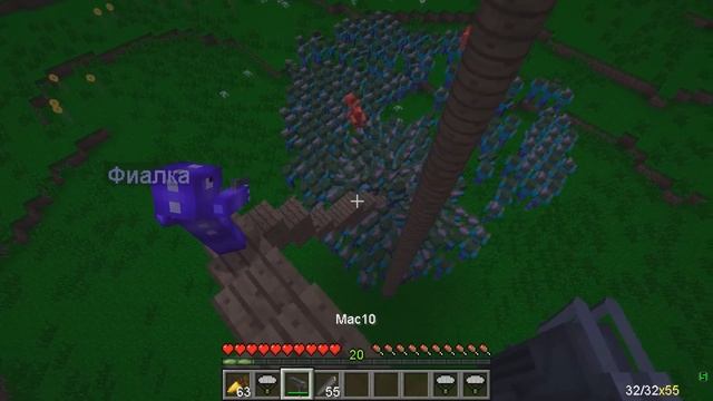 НУБ ПОСТРОИЛ САМУЮ ОГРОМНУЮ БАШНЮ В МАЙНКРАФТ! ДЕВУШКА НУБ И ПРО vs АРМИЯ ИЗ 1000 ЗОМБИ MINECRAFT! смотреть онлайн