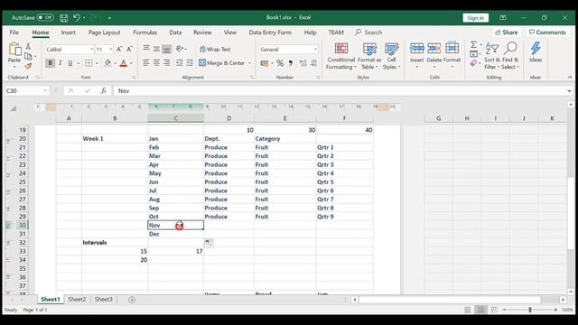 5. Excel for Beginners|How to Fill and Count Interval, Sum Quickly in Excel| смотреть онлайн