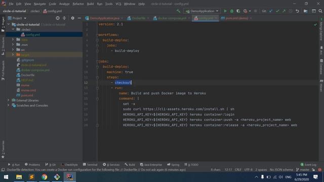 Deploy App to Heroku using CircleCI смотреть онлайн