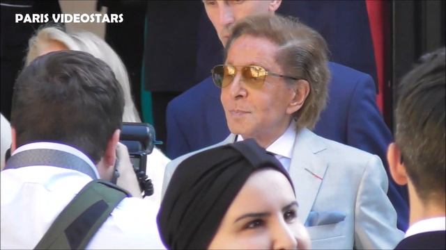 Fashion Designer Valentino Garavani , founder of VALENTINO @ Paris 3 july 2019 Fashion Week show смотреть онлайн