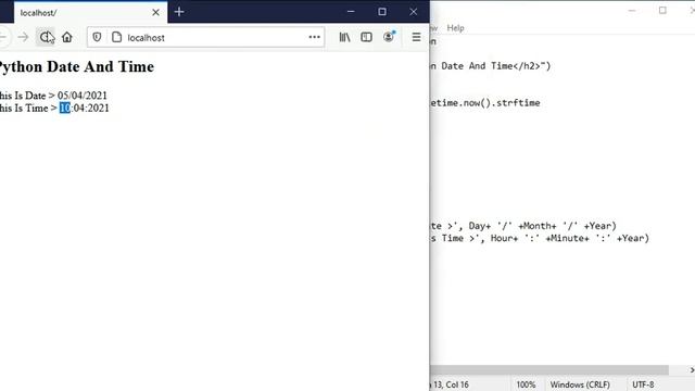 How To Get Current Time And Date In Python | Python Get Current time смотреть онлайн