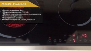 Электрическая варочная панель Zanussi CPZ6466KX