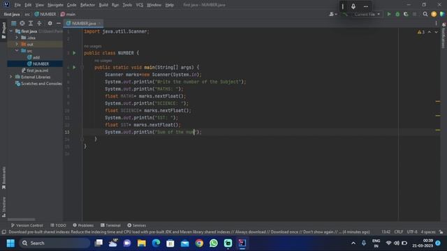 JAVA PROGRAM: Write a program to calculate CGPA using marks of three subject (out of 100). смотреть онлайн