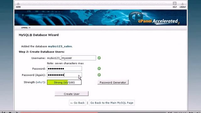 How to create a MySQL database in cPanel смотреть онлайн