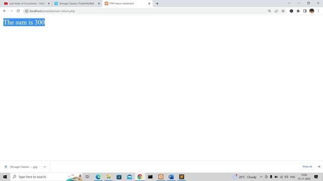 return value from function in PHP in Hindi смотреть онлайн