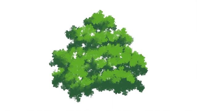 How to make Anime-Style Tree | Digital Art Tutorial смотреть онлайн