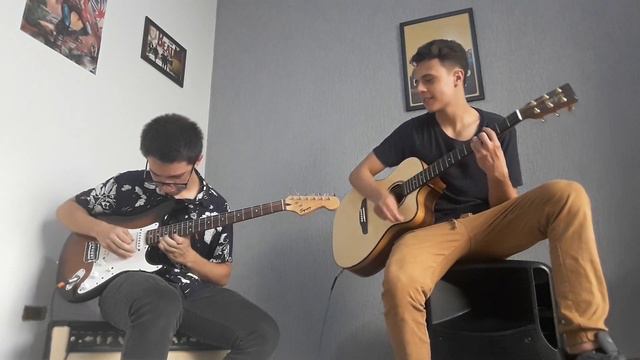 Blues Guitar Improv in Gm- Eric Clapton Style (Ft. Bruno Cagni) смотреть онлайн