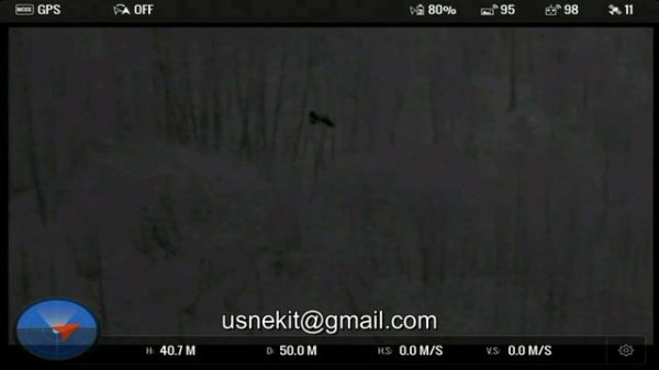 ЛОСЬ квадрокоптер с тепловизором DJI Phantom 2 FLIR Tau-2