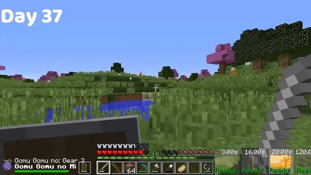 I survived 100 days in Minecraft One Piece....Here's what happened смотреть онлайн