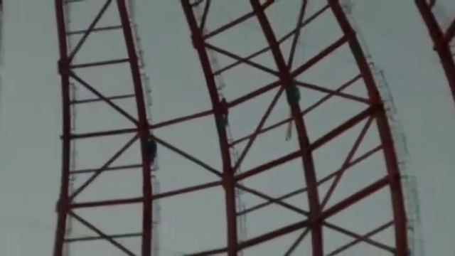 Ночной монтаж и оформление главного купола Главная мечеть Нур-Султан смотреть онлайн