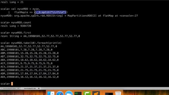 Using flatMap after wholeTextFiles смотреть онлайн
