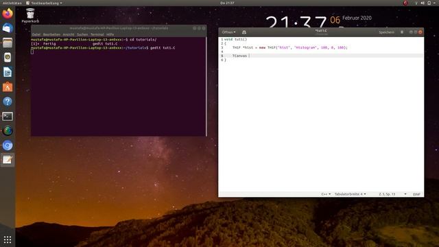 CERN ROOT Tutorial 3: Creating First Histogram смотреть онлайн