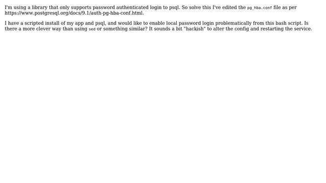 DevOps & SysAdmins: Enable PostgreSQL password login in pg_hba.conf grammatically смотреть онлайн