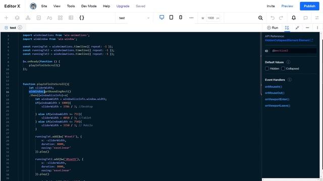 HOW TO MAKE INFINITE SCROLLING TEXT IN EDITOR X смотреть онлайн