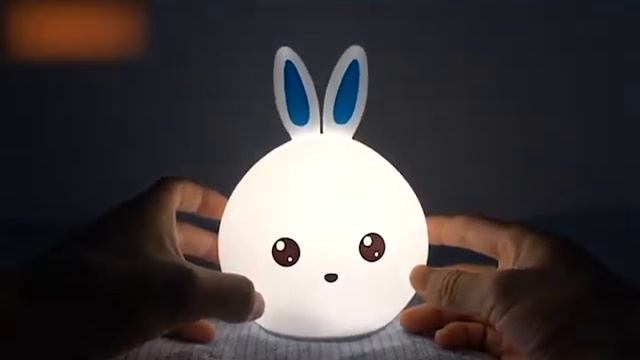 Ночник силиконовый зайка голубой смотреть онлайн