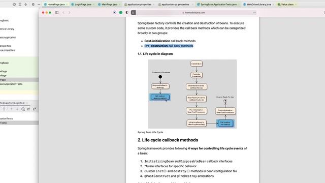 Part 14 - Understanding Bean life cycle and how it helps Selenium WebDriver instance in POM смотреть онлайн