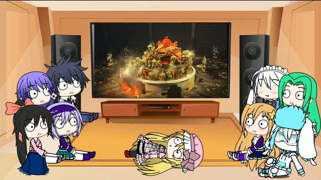 Isekai Wa Smartphone react to how countries fight their war смотреть онлайн