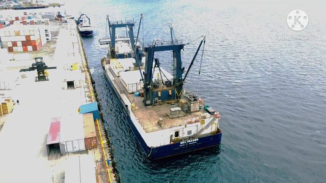 SEA TRADER | Akutan Alaska | Manual Orbit | Arriving From Dutch Harbor #DjiMavicMini