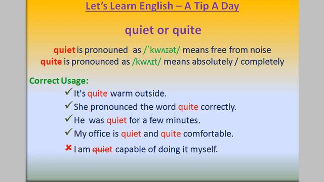 TIPS for Correct Usage of 6 most commonly confusing words - very useful for SPOKEN ENGLISH - part 4 смотреть онлайн