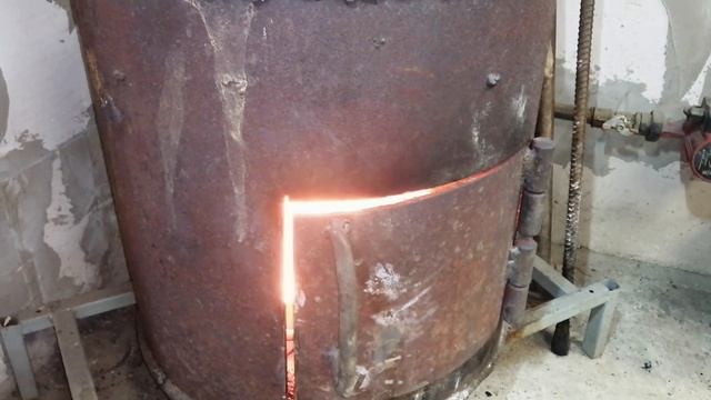 Печка на отработанном масле. ИСПЫТАНИЕ.часть 2 смотреть онлайн