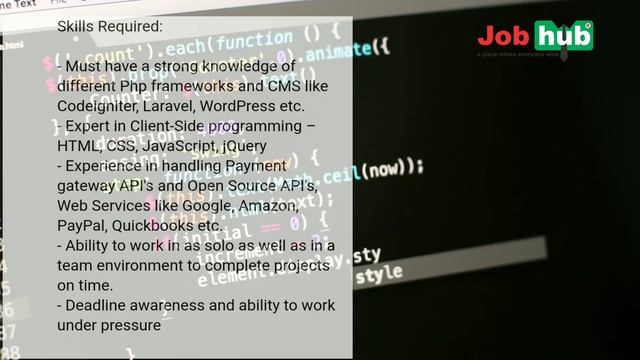 PHP Web Developer Job | IT Job | PHP смотреть онлайн