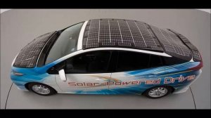 Экспериментальный солнцемобиль Prius от Toyota. Электромобиль Тойота.