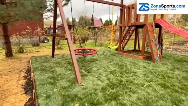 Обзор детской игровой площадки IgraGrad Панда Фани Gride смотреть онлайн