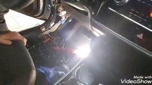 Обзор установки  сигнализации на Mitsubishi outlander. Активация сканером штатного автозапуска.