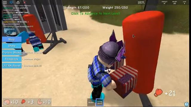 roblox FIGHT CLUB SIMULATOR part 2 смотреть онлайн