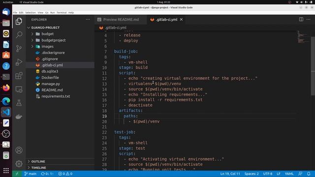 CI/CD pipeline for Django project with Gitlab and Docker - Part-1 смотреть онлайн
