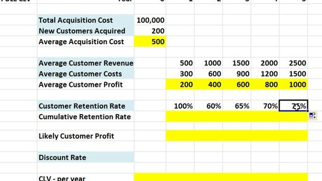 Using Excel to Calculate Customer Lifetime Value смотреть онлайн