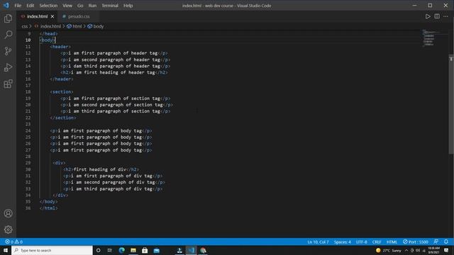nth child & nth of type in css || (MERN STACK) lec 28 смотреть онлайн