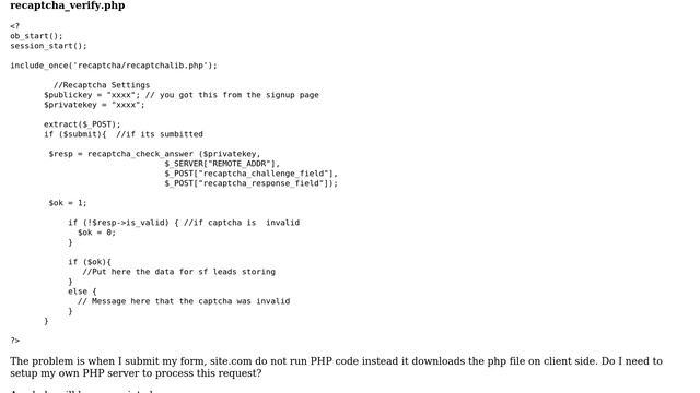 Salesforce: ReCaptcha in web-to-lead form using PHP recaptcha.lib in Site.com salesforce смотреть онлайн