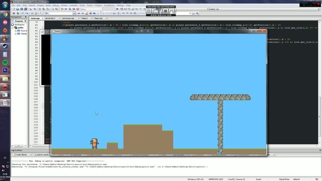 C++ SFML - Plataform tilemap game (v1.0) смотреть онлайн