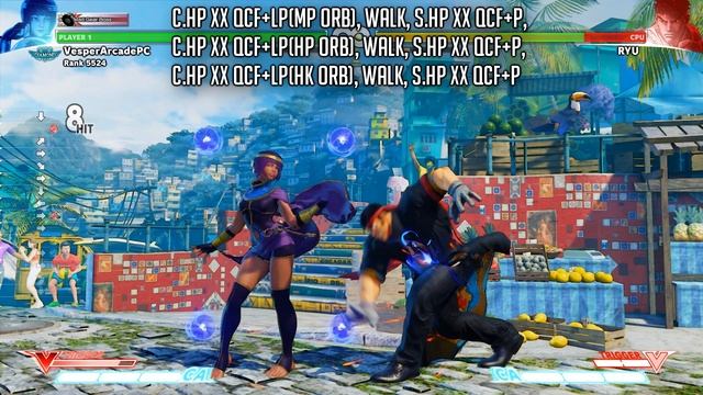 SFV - Menat V-Trigger Combo Guide! How To Tutorial For Street Fighter 5 смотреть онлайн