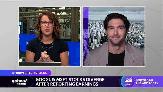 Microsoft and Alphabet stocks diverge on cloud revenue, AI смотреть онлайн